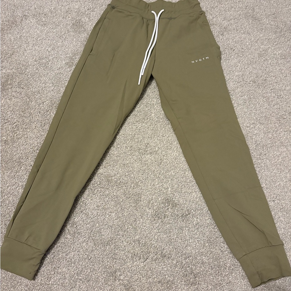 NVGTN Olive Jogger Pants with Drawstring